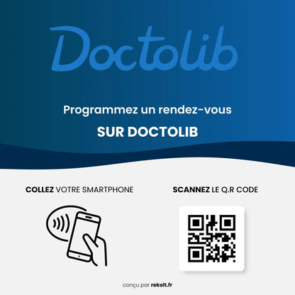 Plaque NFC Doctolib RDV - Rekolt 