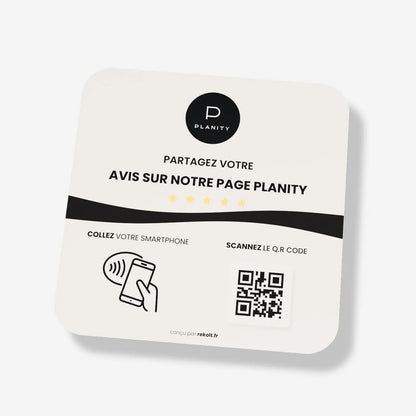 Plaque NFC Planity Avis - Rekolt