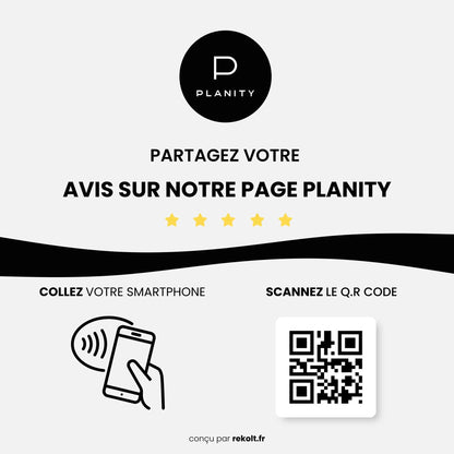 Plaque NFC Planity Avis - Rekolt