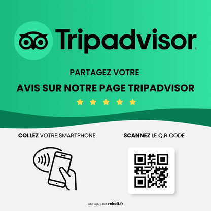 Plaque NFC Tripadvisor Avis - Rekolt